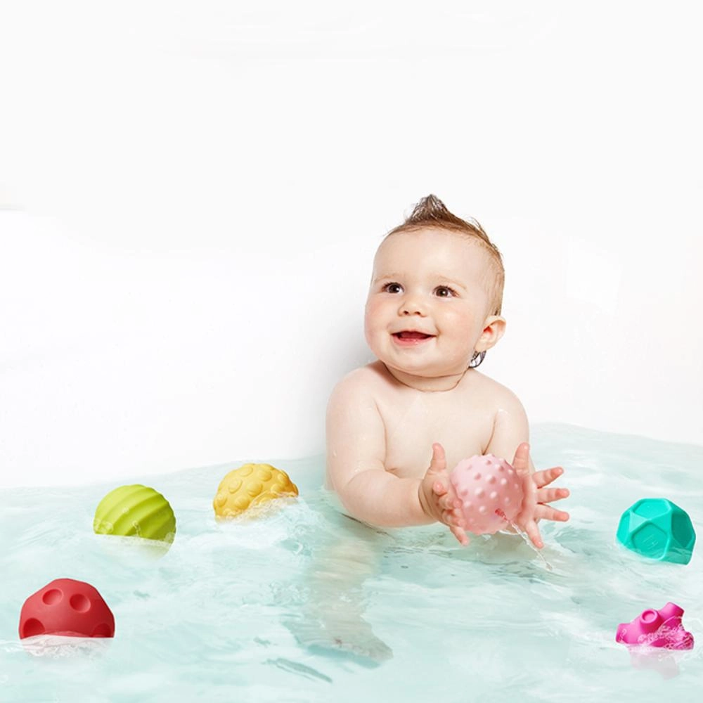 Baby Squeeze Sensory Balls - 6 months 8 Pcs