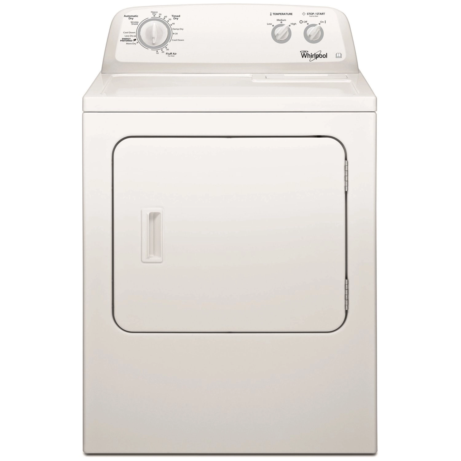 Whirlpool 3LWED4705FW Air Vented
