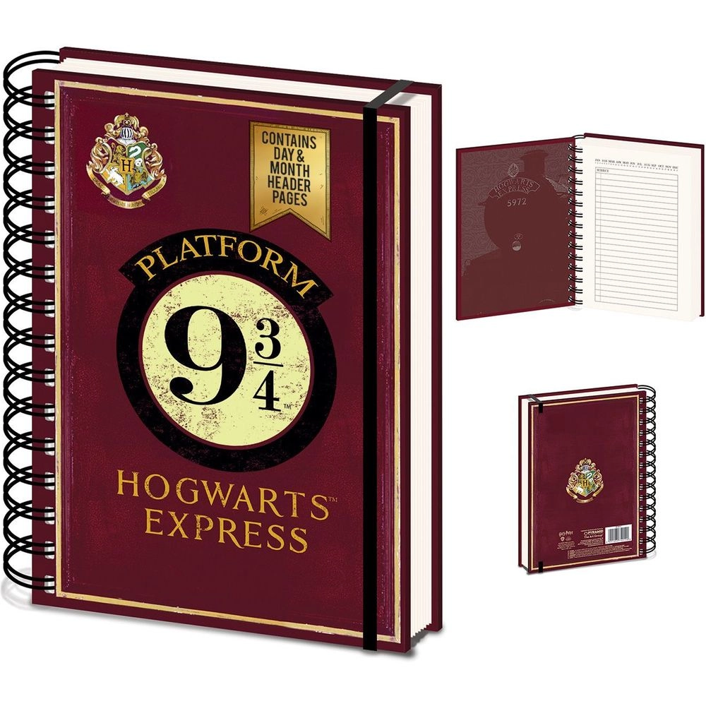 PYRAMID POSTERS Harry Potter - Platform 9 3/4 A5 Spiral - Lined