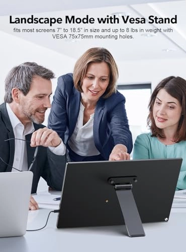 Portable Monitor Stand - 7 to 18.5 inch M3/M4*75MM VESA