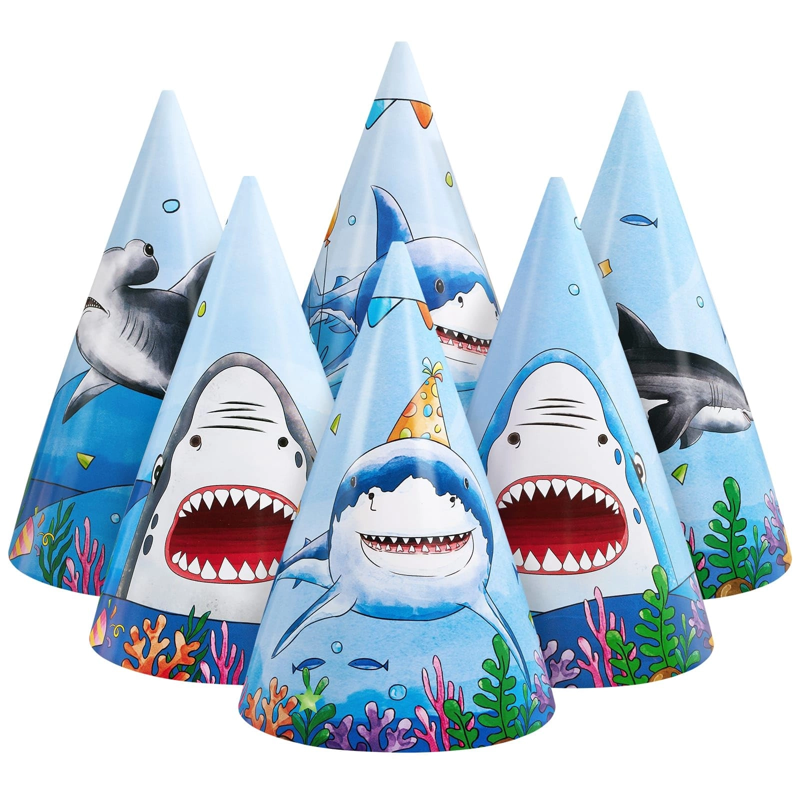 Wernnsai Farm Party Hats - 6.7 inches tall, 4.7 inches diameter, 14.6-inch elastic strap Bunny 12 PCS Children