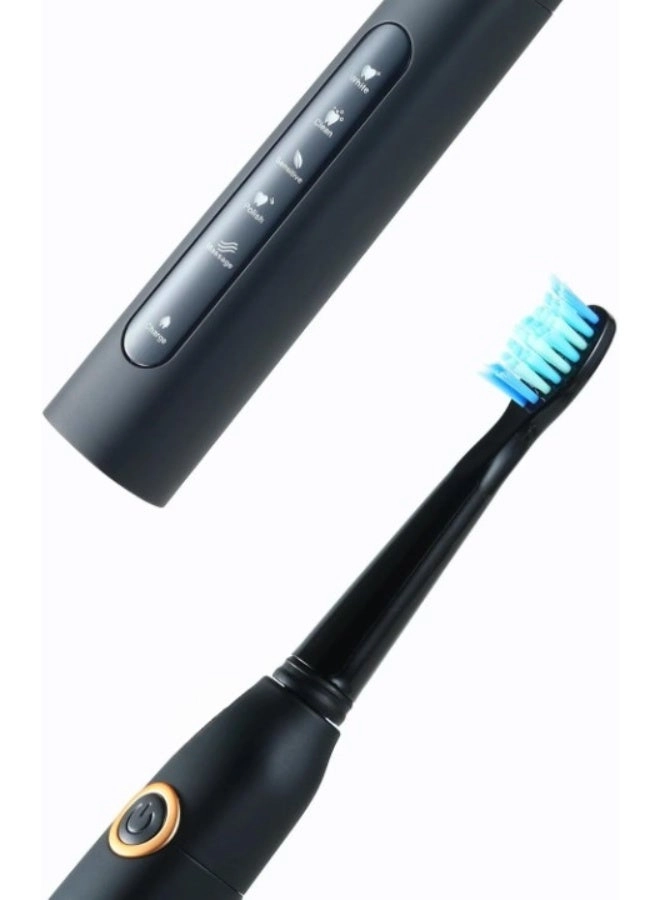 Electric Toothbrush - Rechargeable 5 Modes 8 Brush Heads + Water Flosser - Waterproof Portable