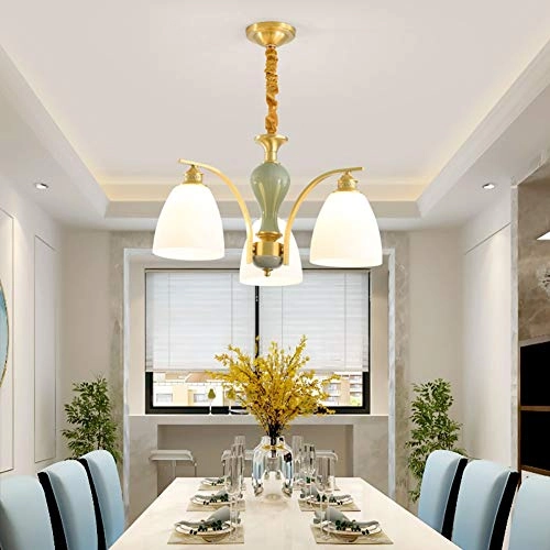 Hanging Light - Copper and glass 92*40cm