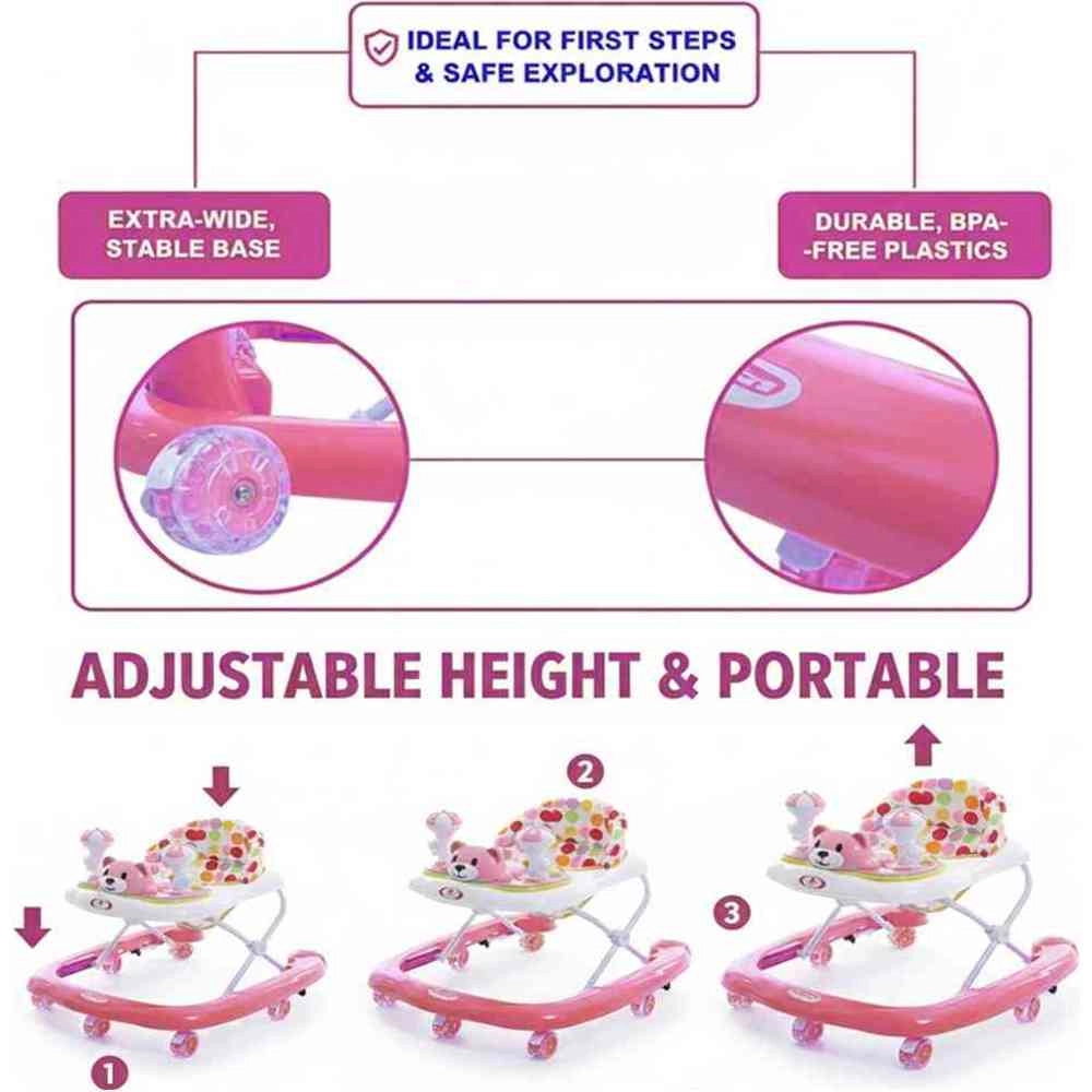 Baby Walker - With Wheels 3 Height Positions