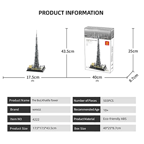 Burj Khalifa Tower - 555pcs