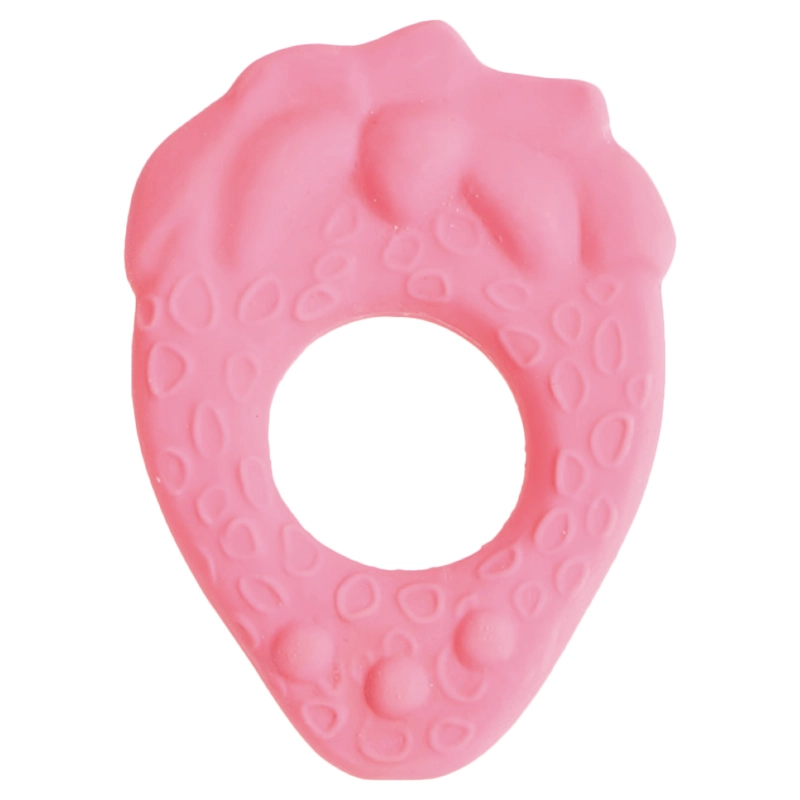 Lanco Strawberry Teether - pure natural rubber