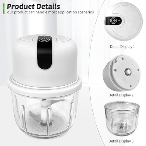 Electric Kitchen Chopper - 300 ml USB