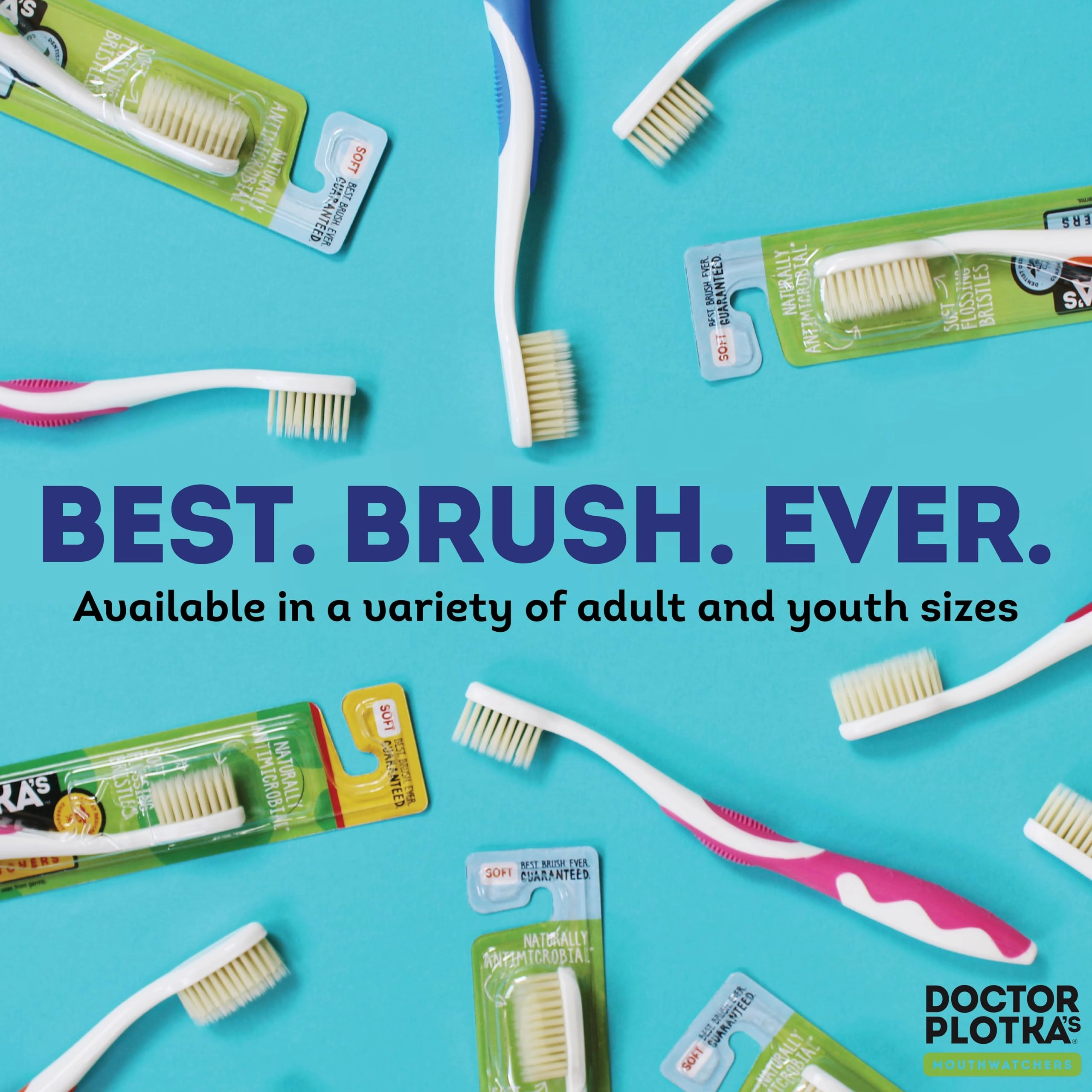 Soft Flossing Manual Toothbrush - Soft 2-Piece Pack