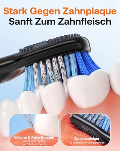 D2 - 40000 movements per minute 8 Replacement Heads 5 Modes