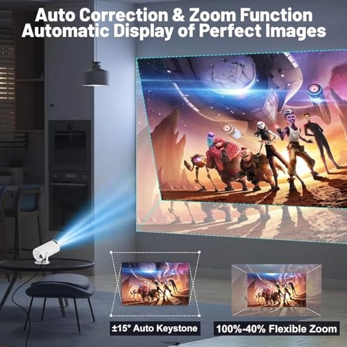 Portable Mini Projector 8000 Lumen