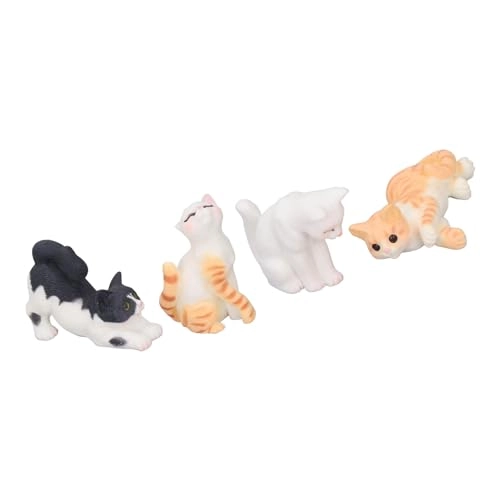 Miniature Cat Figurines - Resin