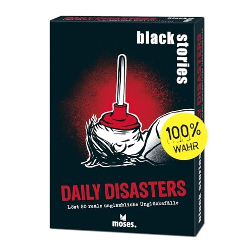 Black Stories Daily Disasters - 50 Puzzles Card Game