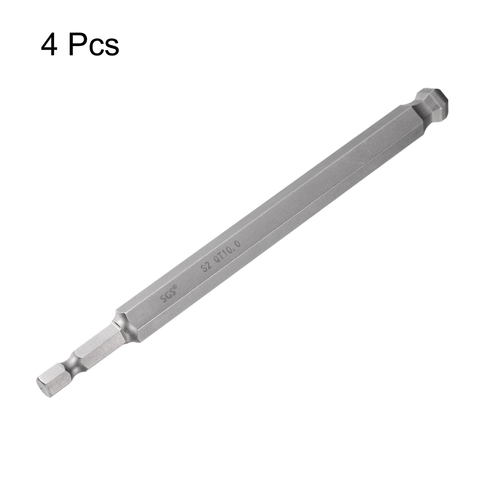 Ball End Hex Screwdriver Bit - 4pcs 150mm