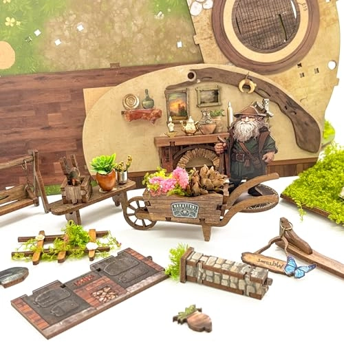 Book Nook Kit - Animal, Beach, Christmas, Fantasy, Floral, Forest, Halloween, Movie, Music, Princess 1:24