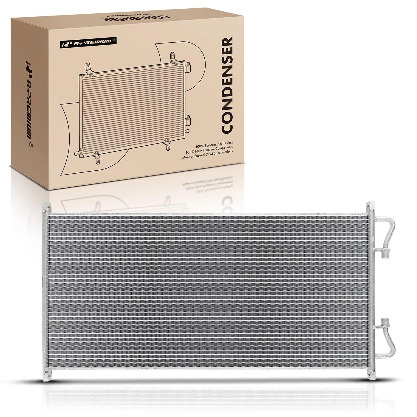 A-Premium AC Condenser - Ford F150 20042008 Lincoln Mark LT 20062008