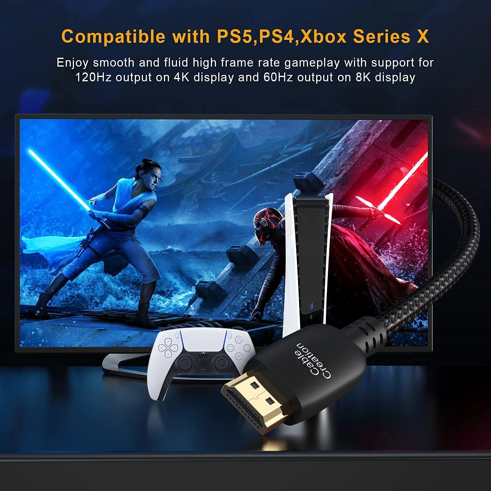 8K HDMI Cable 1m