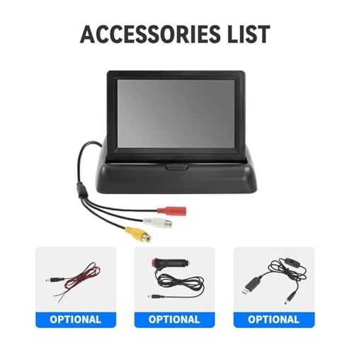 Car Folding Monitor Screen - 4.3 Inch