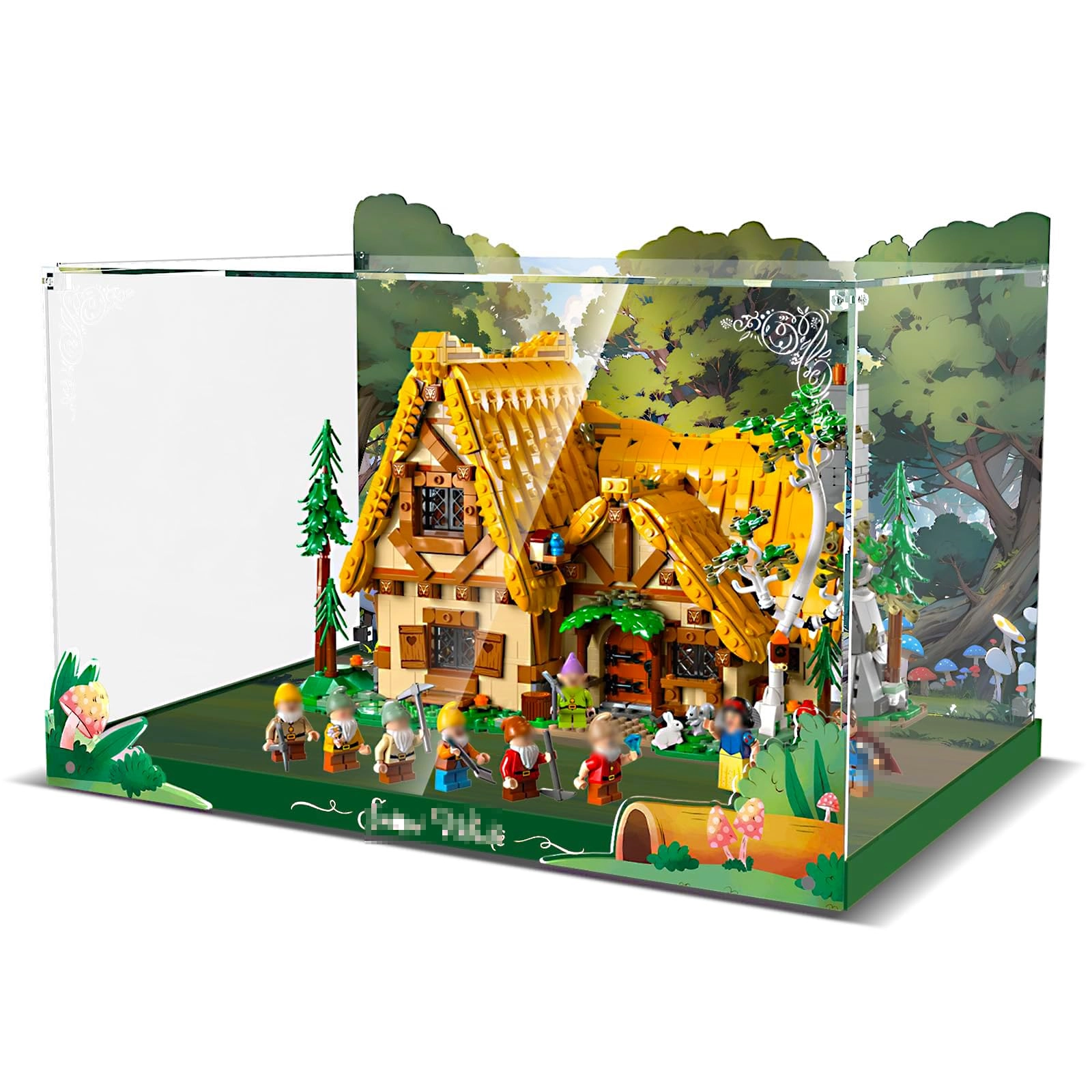 Generic Acrylic Display Case - 43.6 x 33.6 x 22 cm 3mm