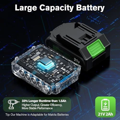 21 V brushless impact screwdriver - 2000 mAh