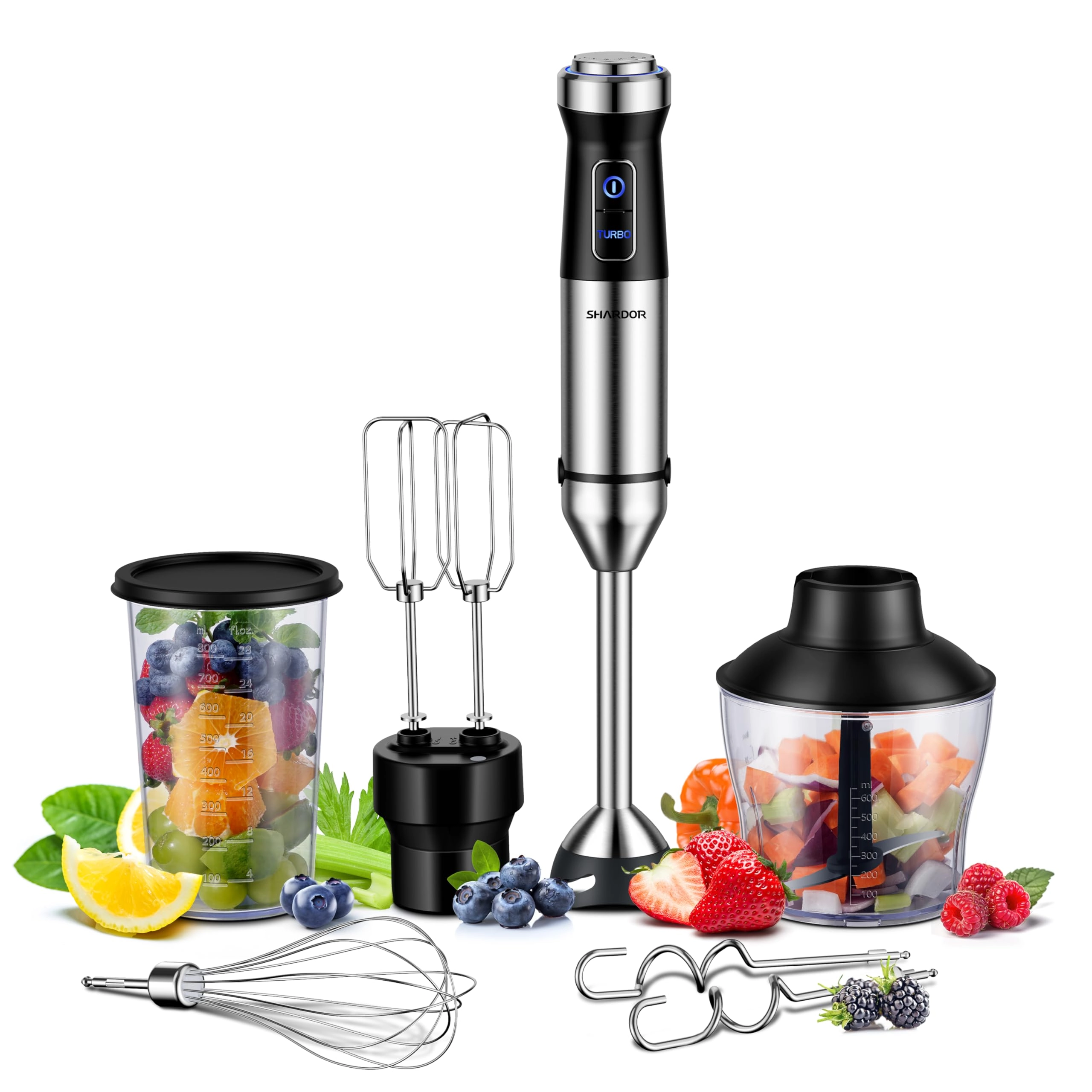 SHARDOR Hand Blender - 600 Milliliters 1200 watts