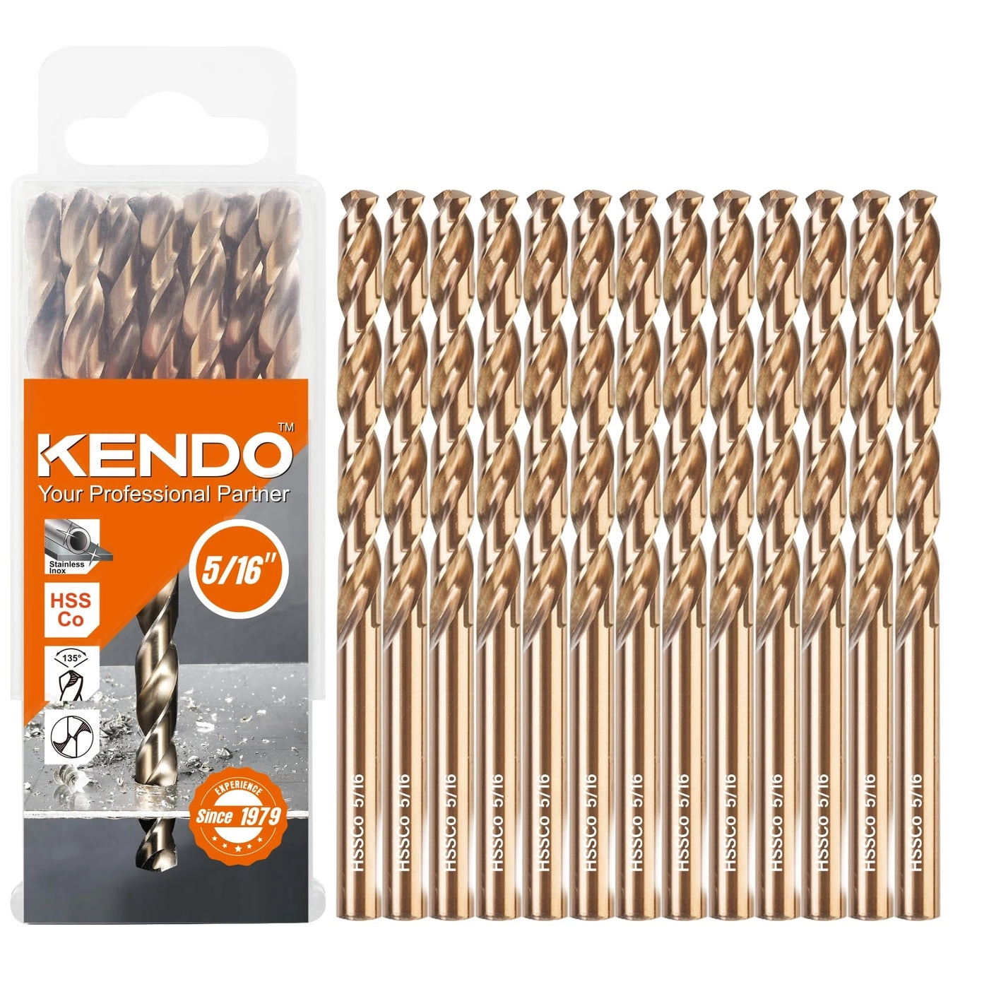 Cobalt Drill Bits - M35 High Speed Steel 13pcs 516 Inch