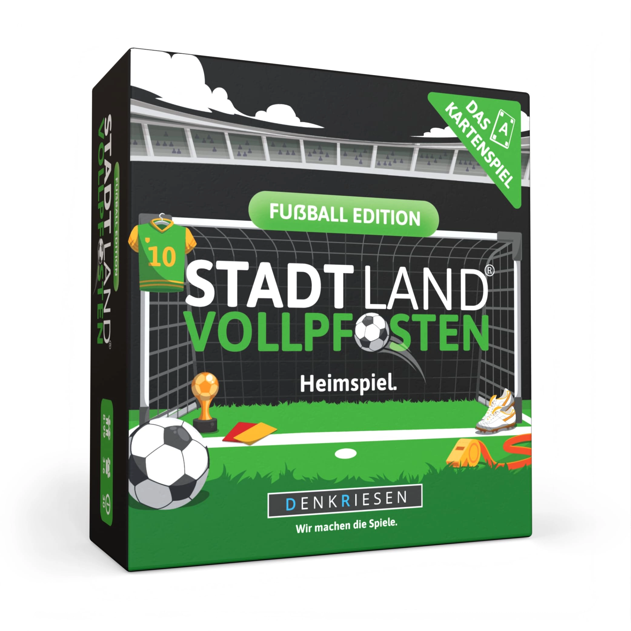 Stadt Land Vollpfosten: Football Edition - Card Game (German)