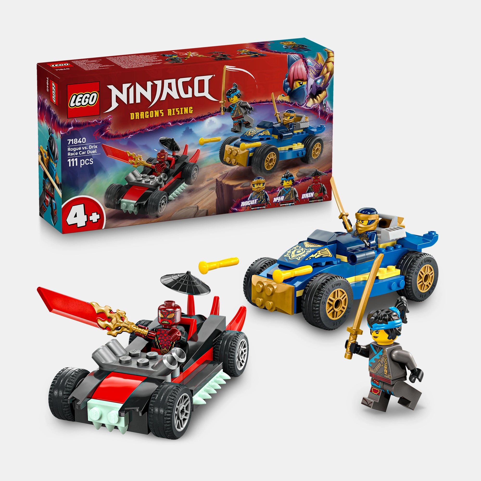 LEGO Ninjago Rogue vs. Drix Race Car Duel