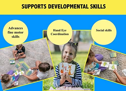 Animal Matching Cards - 3 years and up 100 pieces