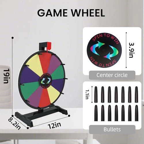 Tabletop Spinning Prize Wheel - 12 years and up