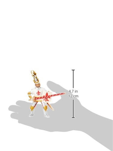 White knight fleur de lys - MEDIEVAL-FANTASY (11.4 cm) (39790)