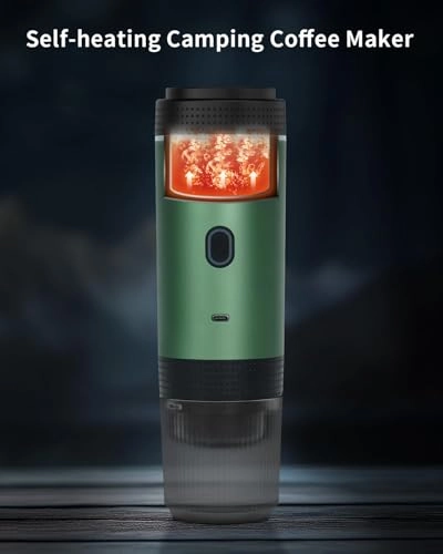 Portable Electric Espresso Machine - 60 Milliliters Ground Coffee & NS Capsules