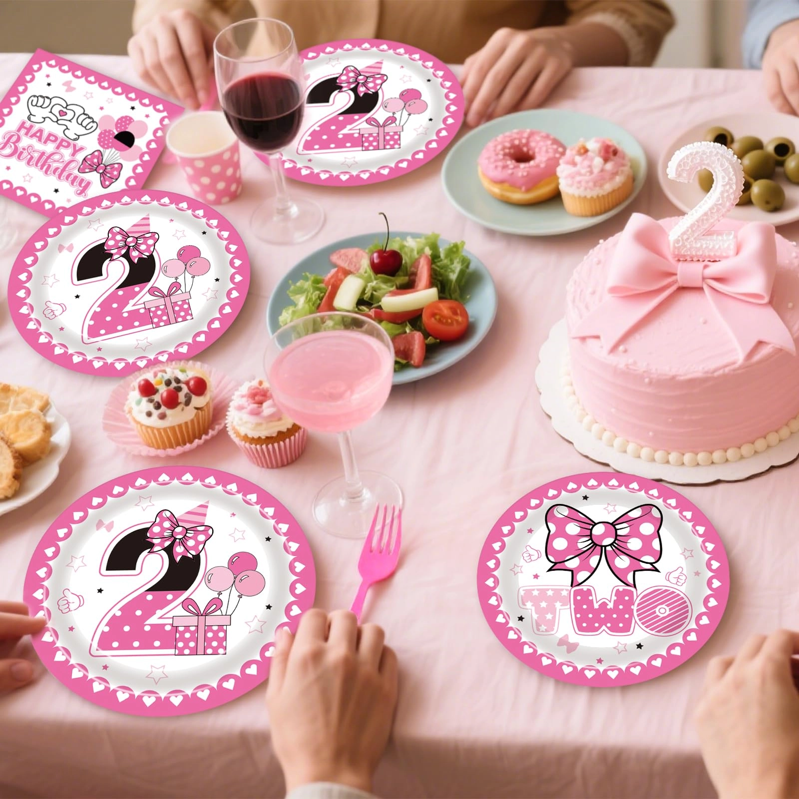 Oh Twodles Party Decorations - 96 Count Birthday