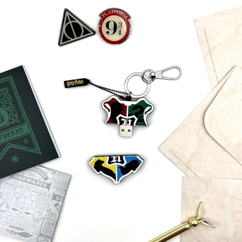 Disney Harry Potter 2-in-1 Keyring + USB Stick - Hogwarts