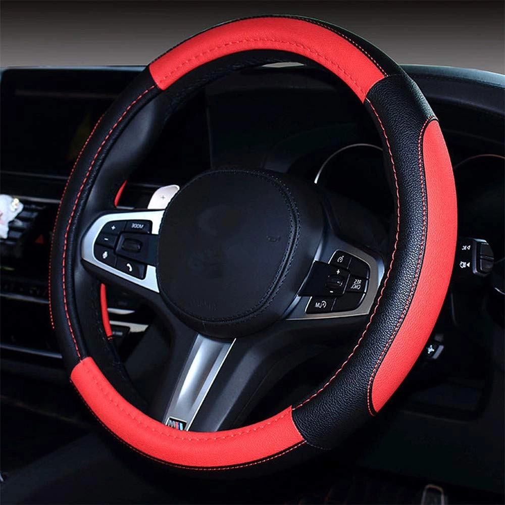 Leather Car Steering Wheel Covers