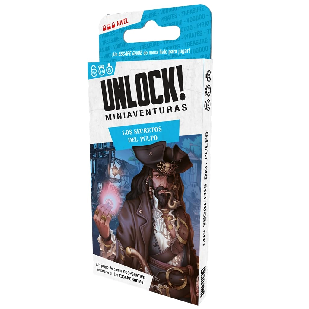 Space Cowboys Unlock!: Miniaventures Les Secrets de la Octopus - Card Game (French)