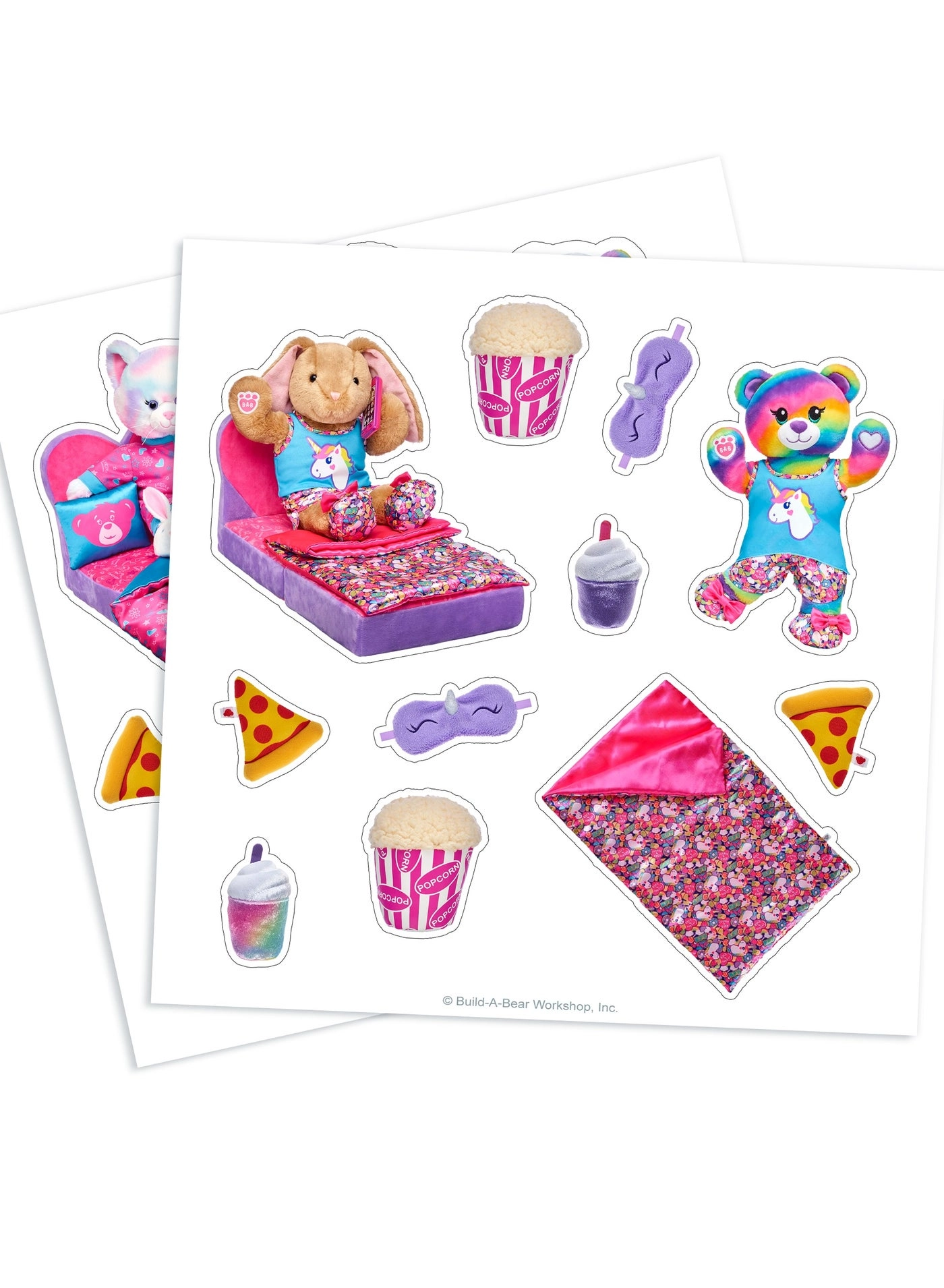 Pajama Party Cub Condo - Build-A-Bear 8 pcs