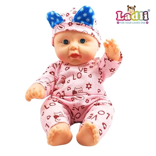 Baby Boy Doll - Polyvinyl Chloride Movable Arms Milk Bottle Ages 3+