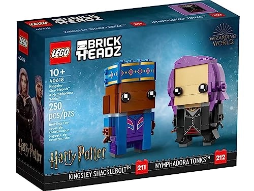 Harry Potter Kingsley Shacklebolt & Nymphadora Tonks (40618) - BrickHeadz