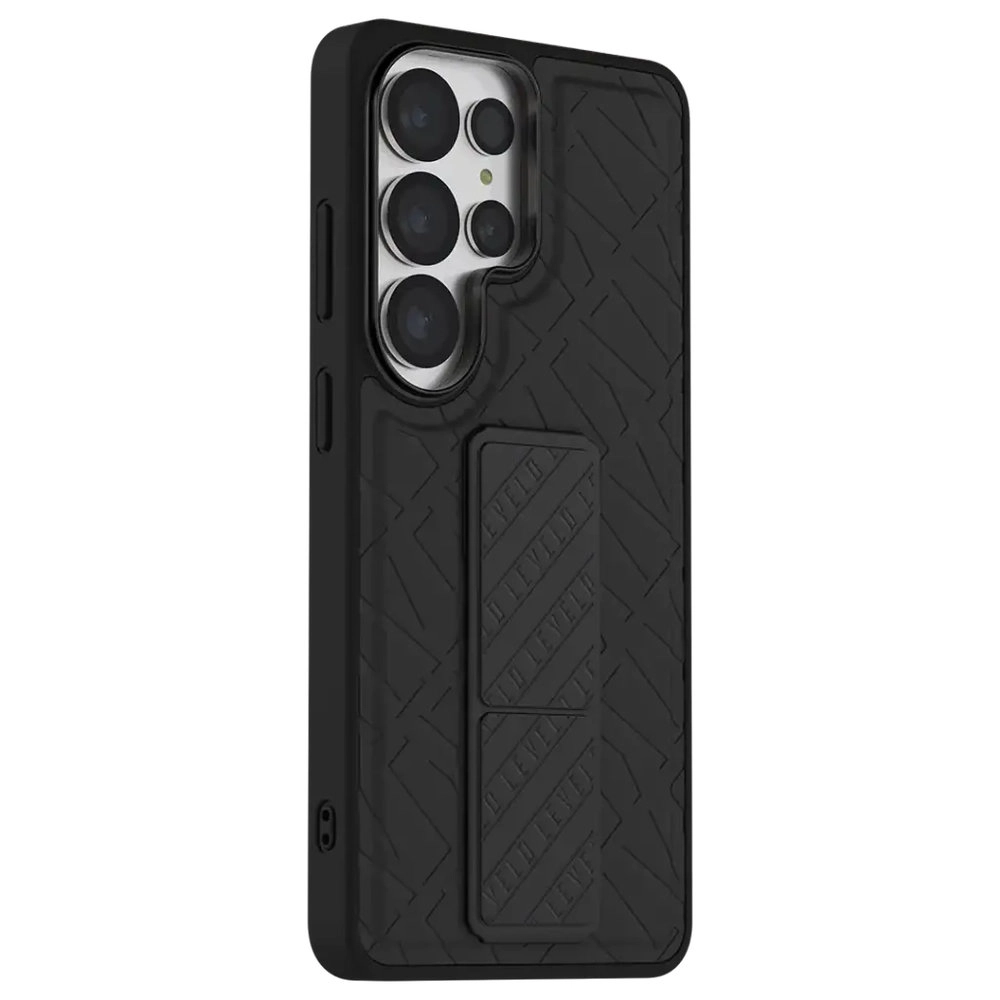 LEVELO Morphix Cuero Gripstand Case for Samsung Galaxy S26 Ultra