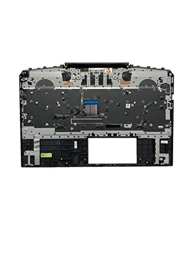 15-DK - Upper Case Palmrest Backlit Keyboard Green