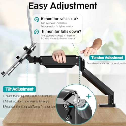 Laptop Arm Mount - 17" 13"- 32"