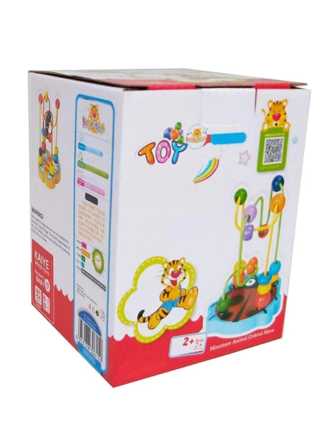 Wooden Bead Maze Roller Coaster Game - 3+ Years