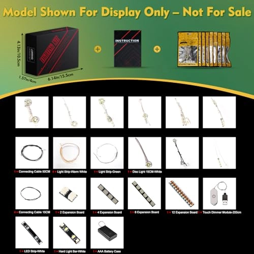 Light kit Compatible with Lego 21063 Neuschwanstein Castle Architecture - Multicolor Standard Version