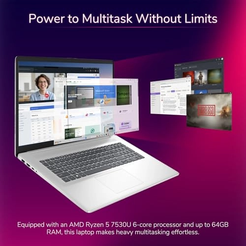 17 inch Laptop - 17'' Ryzen 5 7530U 32GB 1TB SSD