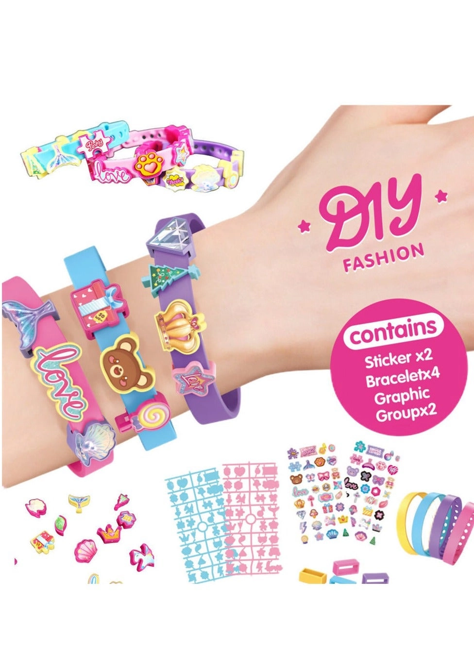 Bracelet Making Kit - 4 pieces 3+ Years