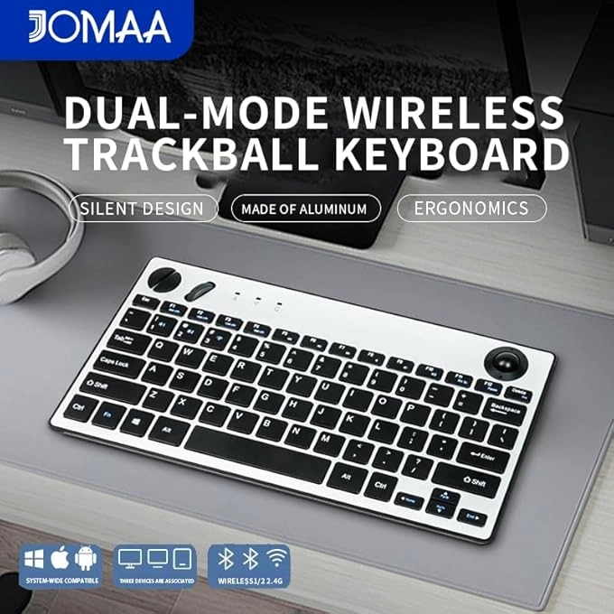 Trackball Keyboard - Wired/Wireless