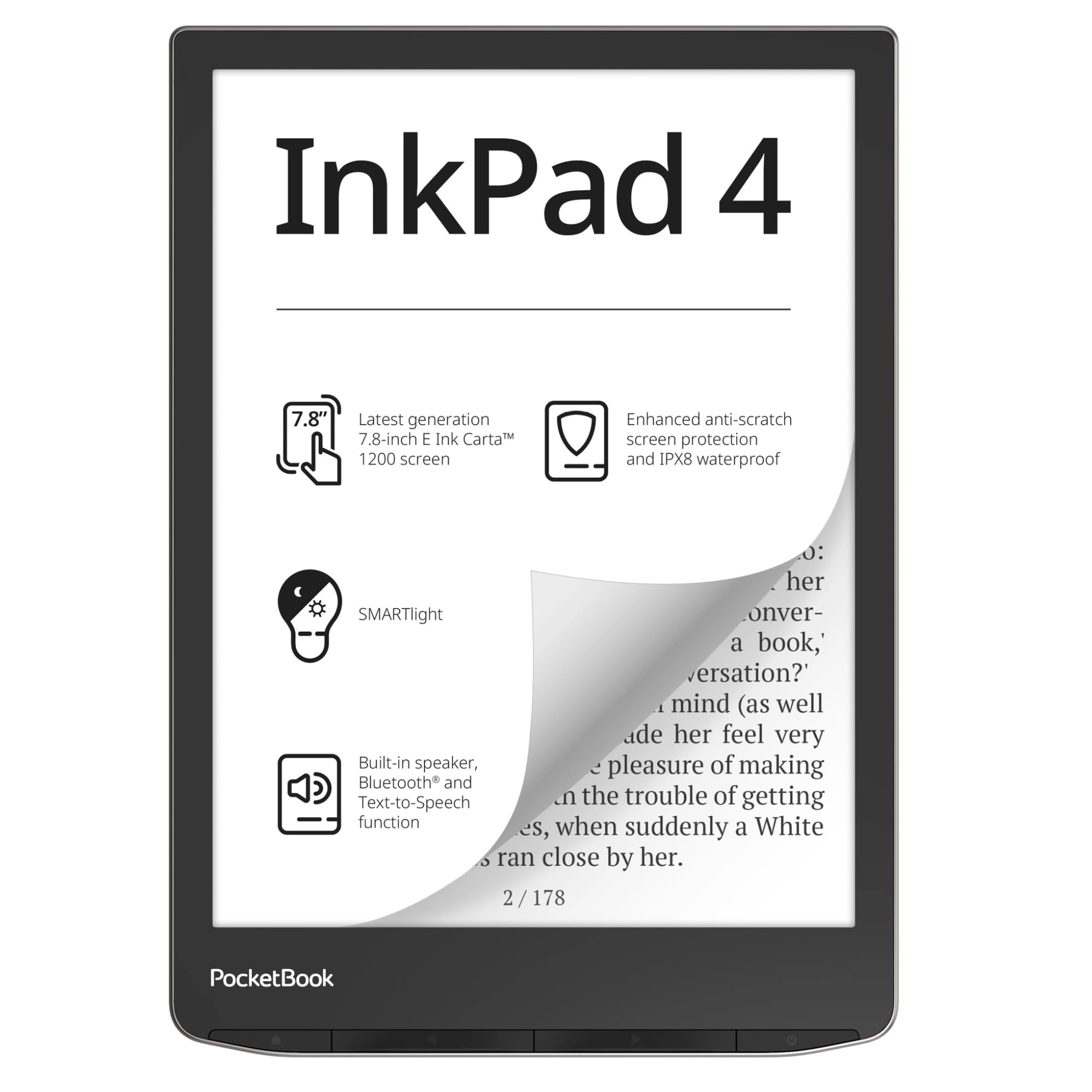 PocketBook InkPad 4 - 7.8 inch