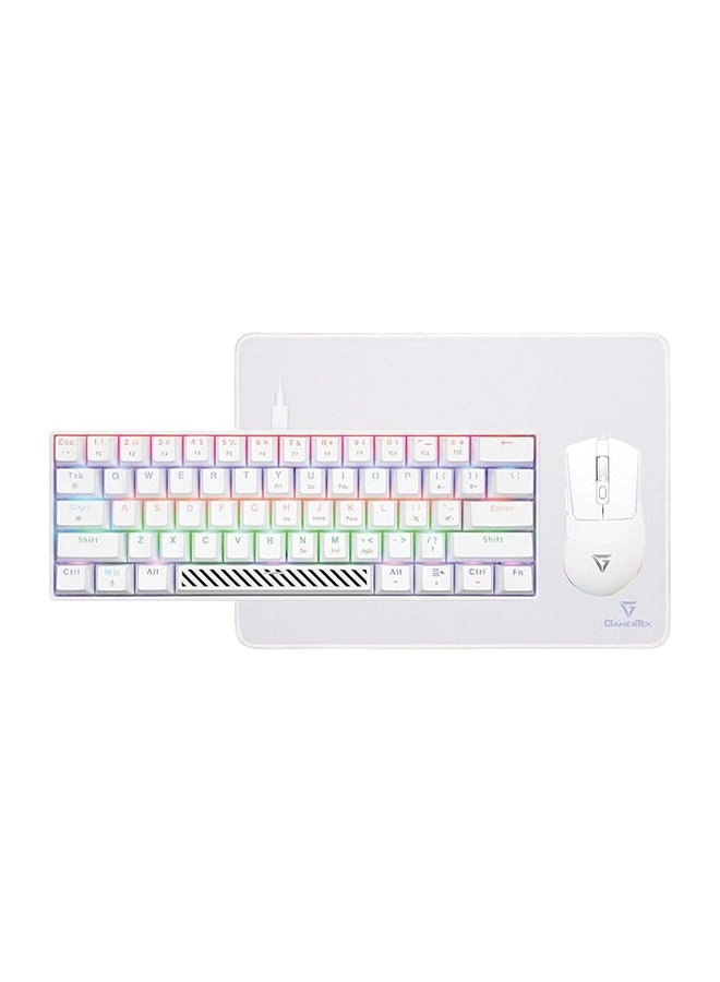 GamerTek Keyboard + Mouse + Desk Mat