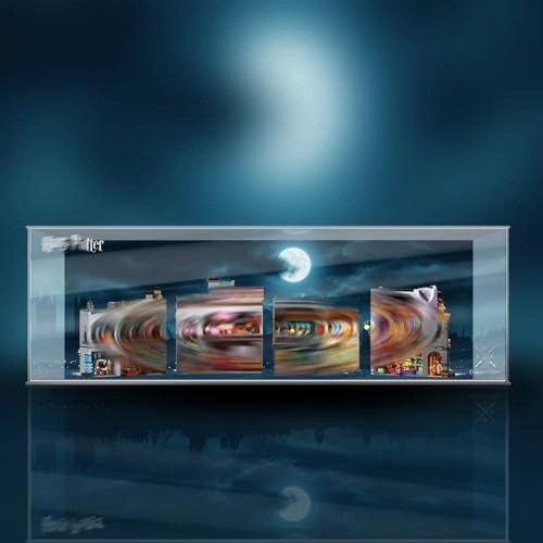 Lego Acrylic Display Case (75978) - 110 x 25 x 35 cm Dustproof Transparent