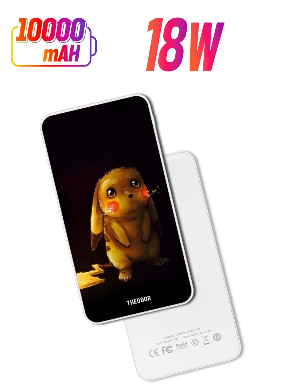 Theodor PPBA119 - 10,000 mAh 18W